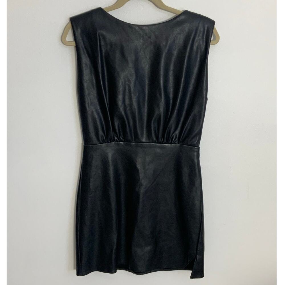 Lucy Paris Faux Leather Mini dress size small